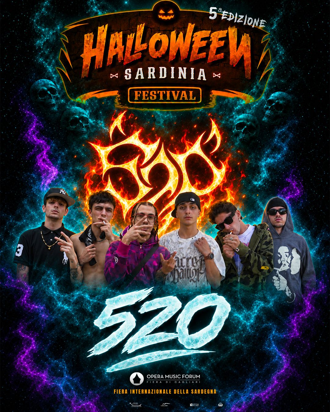 CREW 520 — venerdì 30 ottobre 2026, Halloween Sardinia Festival